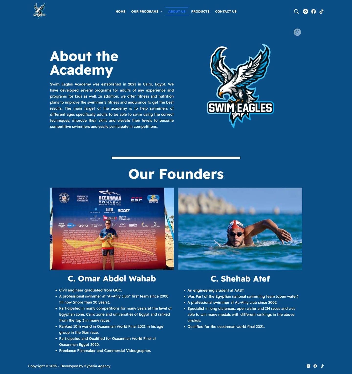 Swim Eagles — Sports Academy · Cairo, Egypt · 2024